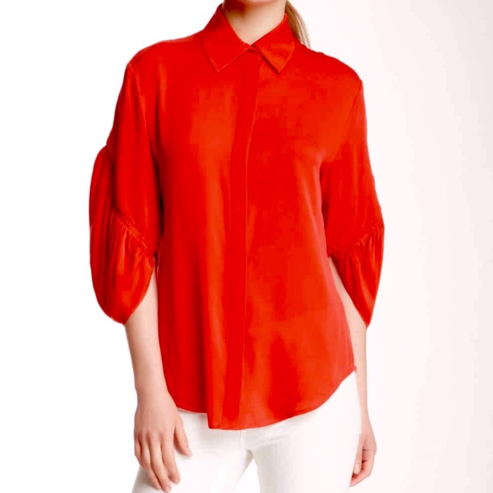 Catherine Malandrino Bobbi blouse - Sz. 0 (red)